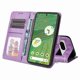 thumbnail image 4 of Funda tipo cartera FOXDOCK para Google Pixel 7 , diseño girasol en relieve, cuero PU, cierre magnético, soporte y tarjetero, 4 of 5