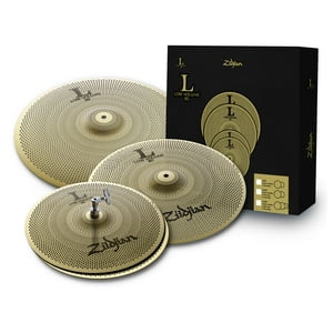 Set De Platillos Zildjian L80 Low Volume Lv468 Hi-Hats De 14 Pulgadas + 16 Pulgadas+ 18 Pulgadas Crash Ride