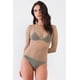 thumbnail image 5 of Body Sexy de Malla Fina Transparente con Cuello Redondo y Manga Larga, 5 of 9