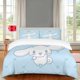 thumbnail image 1 of 3pcs Cin-namoroll Duvet Cover Twin Bedding Set Cartoon Puppy Comforter Bedspread Quilt Cover 2 Pillow Shams Cinnamoroll Fans Gifts, 1 of 5