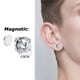 thumbnail image 3 of 2 pares de pendientes falsos sin agujeros para las orejas, 3 of 5
