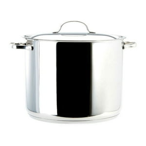 Olla Alta Con Tapa 13,5Lt Acero Inoxidable 28Cm Lacor