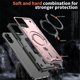thumbnail image 3 of Para Samsung Galaxy A07 4G / 5G Funda con Soporte de Anillo en O Magnético Invisible, Funda de Teléfono a Prueba de Golpes, Oro Rosa, para Galaxy A07 4G / 5G, 3 of 6