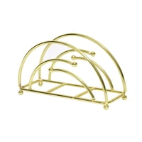 Magideal - Servilletero De Papel De Mesa Organización Del Soporte Para El Hogar Dorado