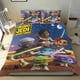 thumbnail image 1 of Aventuras Jedi Jóvenes Conjunto de sábanas temático, trío de piezas, cómodo y amigable con la piel, diseño único, regalo de decoración para el hogar para familiares, amigos y fans, 90 cm * 190 cm, 1 of 6