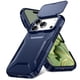 thumbnail image 1 of Funda Resistente para iPhone 17 Pro con Tapa Deslizante y Protección Militar Azul, 1 of 6