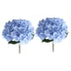 thumbnail image 3 of Ramo De Flores Con Tallos, Flor De Hortensia Para Compromiso, Boda, Fiesta, Azul, 2 Uds., 3 of 5