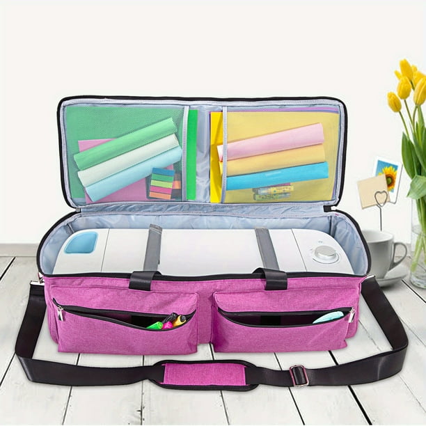 1 Pack, Carrying Bag Compatible With Cricut Explore Air And Maker, Waterproof Tote Bag Compatible With Cricut Explore Air And Supplies Includes Two Large Capacity Pockets For Easy Carrying - Bag Only