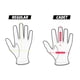 thumbnail image 5 of Guante de golf Vice Golf Pure blanco talla grande de piel de cordero, 5 of 5