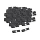 thumbnail image 3 of 100 Piezas De Lengüetas Para Tiradores De Cremallera, Extremos De Cordón, Hebillas Para Cordón De Paracaídas De Mochila, 3 of 5