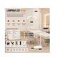 thumbnail image 3 of Lampara Led Media Luna Estética Para Pestañas Cejas Cutis Blanca, 3 of 5