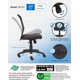 thumbnail image 3 of Silla de trabajo Boss Office Products B6105 Budget Mesh negra, 3 of 9
