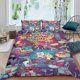 thumbnail image 2 of La Vida Moderna de Rocko Conjunto de sábanas temático, trío de piezas, cómodo y amigable con la piel, diseño único, regalo de decoración para el hogar para familiares, amigos y fans,173cm *218cm, 2 of 6