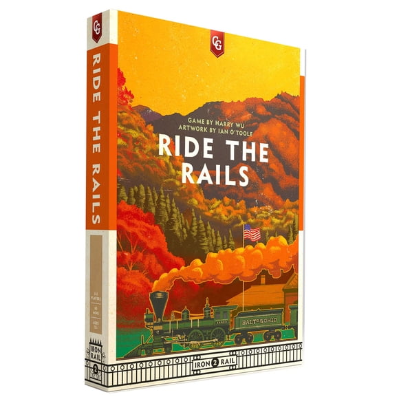 Juego de mesa Capstone Games Ride The Rails Strategy para 3-5 jugadores