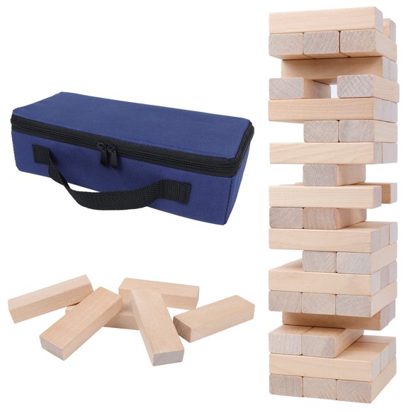 Juego Tumble Tower GOTHINK para niños y adultos, 54 piezas