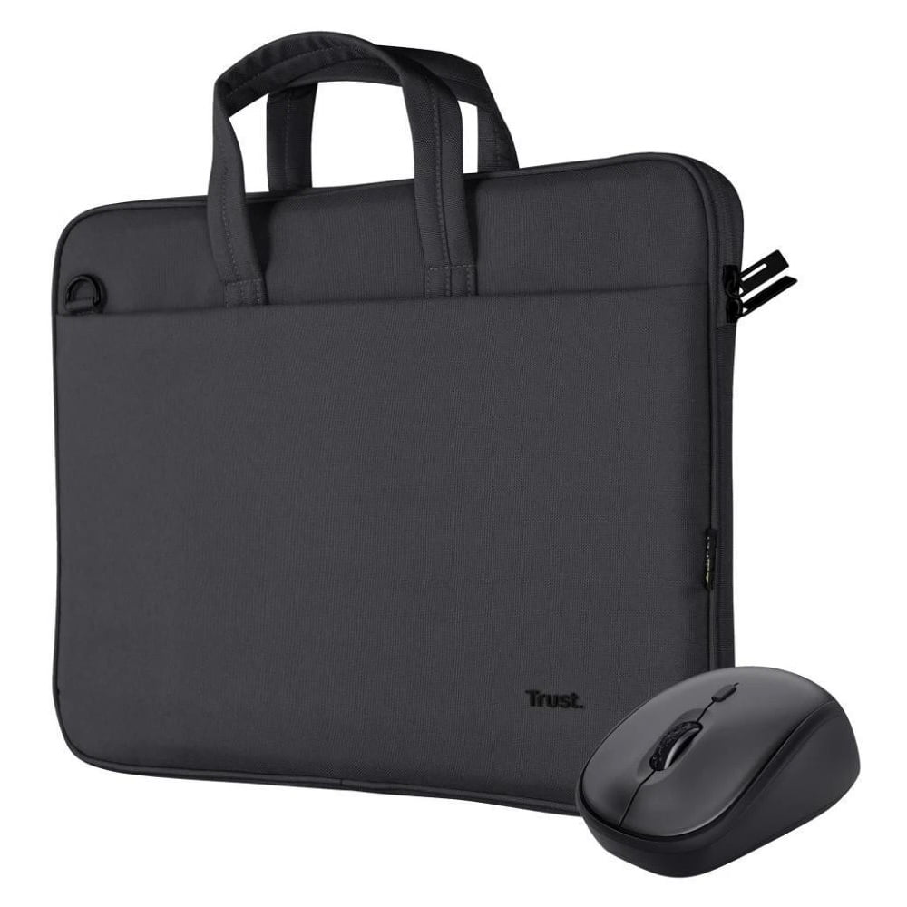 Bolso Maletín Para Notebook Y Mouse Inalámbrico Trust