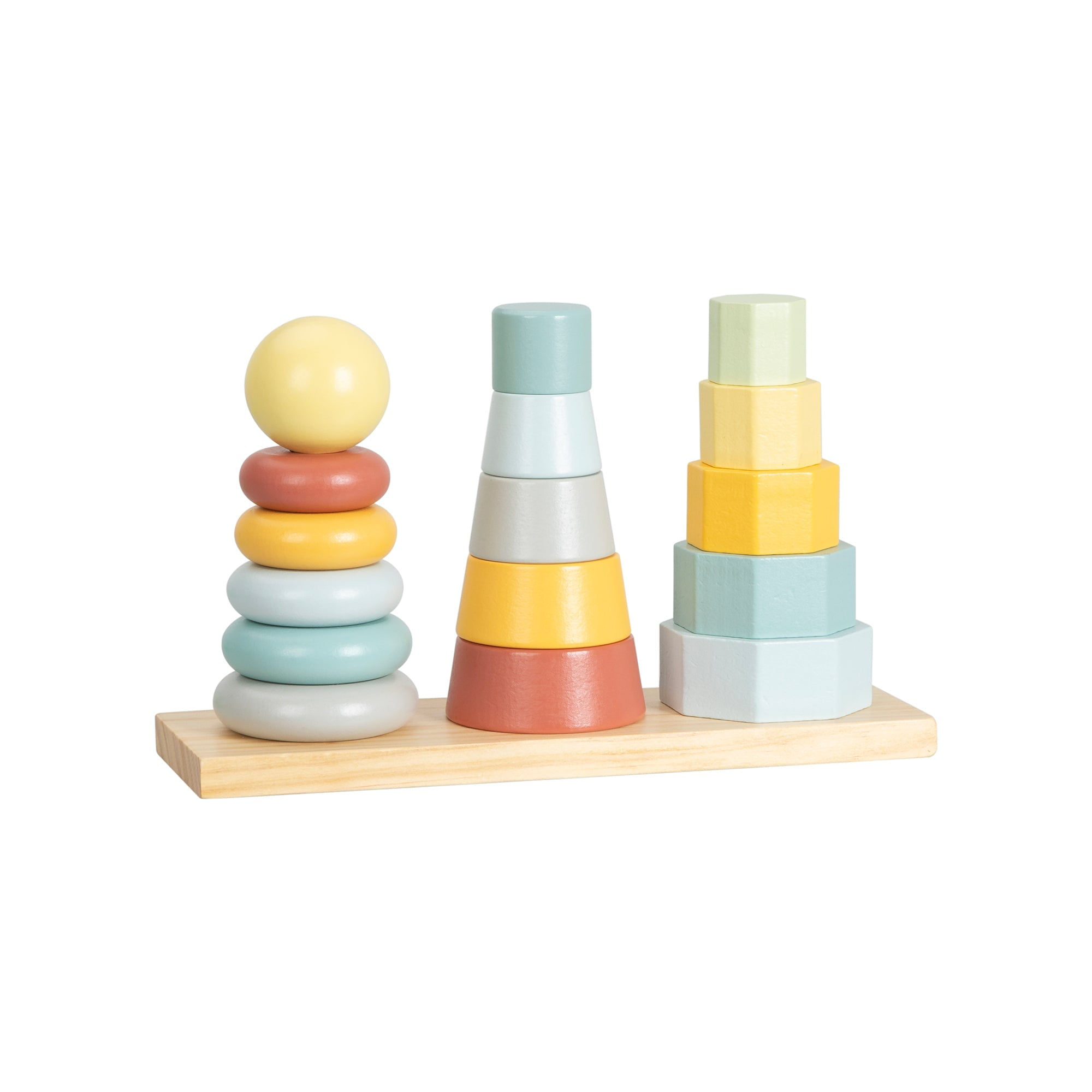 Apilador De Madera En Forma De Torre Tooky Toy