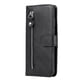 thumbnail image 4 of Funda con Cremallera para Samsung Galaxy A02S, Carcasa Cartera de Cuero PU con Soporte y Tarjetero, 4 of 5