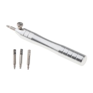 Ioensy - Herramienta Práctica Para Quitar El Tubo De La Corona Del Reloj, Herramienta De Montaje De Acero Inoxidable Para Relojeros