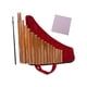 thumbnail image 3 of Instrumento de pipa de pan Instrumento de viento de madera, llave G, 15 pipas Instrumento musical fácil de aprender para aprender a enseñar a niños y Mano izquierda, 3 of 5