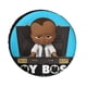 thumbnail image 1 of El bebé jefe niño africano Funda para neumático de repuesto de tela Oxford - Tela Oxford 82CM, 1 of 6
