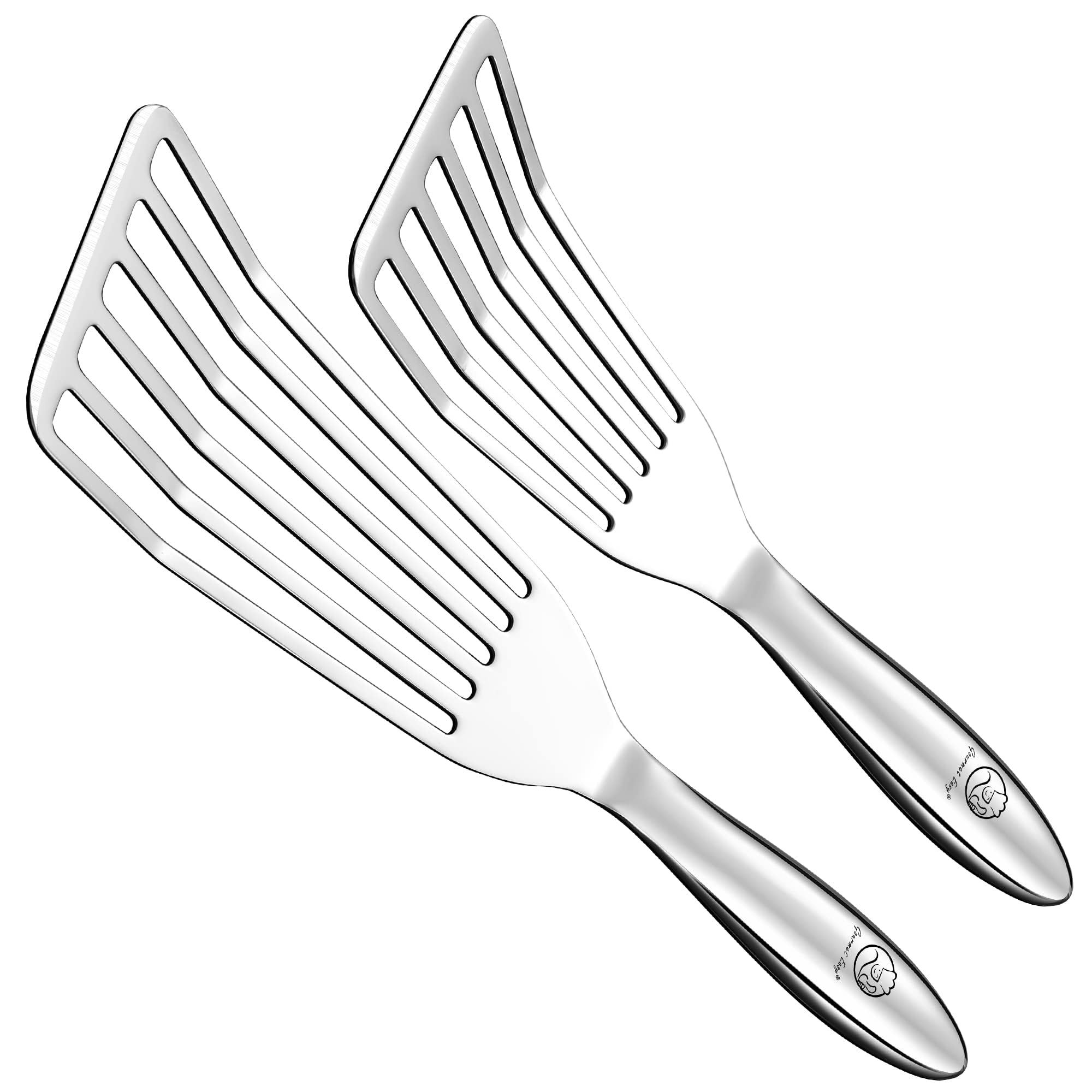 Juego De Espátulas Para Pescado Gourmet Easy De Acero Inoxidable, 2 Piezas
