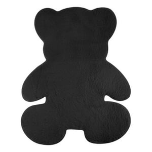 Genérico - Alfombra Oso Negra Suave Entrada Dormitorio Decoración Jhn