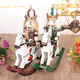 thumbnail image 2 of Cascanueces De Navidad En Caballo Mecedor, Elaborado En Madera, 2 of 3