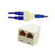 thumbnail image 1 of Adaptador DUAL Splitter Rj45 Cat5 6 Lan 1 A 2, 1 of 3