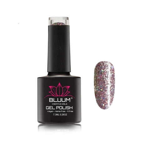 Bluum Creative Nails - Esmalte Permanente Queen´S Glitter 12 Bluum 7.3 Ml