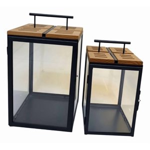 Genérico - Set 2 Portavelas Diseño Moderno Decorativo Adorno Hogar Jhn