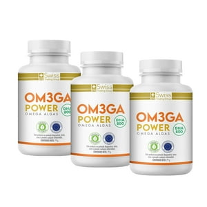 Swiss Nature Labs - Om3Ga Power 3 Frascos Con 60 Capsulas Cada Uno