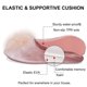 thumbnail image 4 of Zapatillas Para Mujer Acogedoras De Terciopelo Espuma Viscoelástica Rosa 9 10, 4 of 6