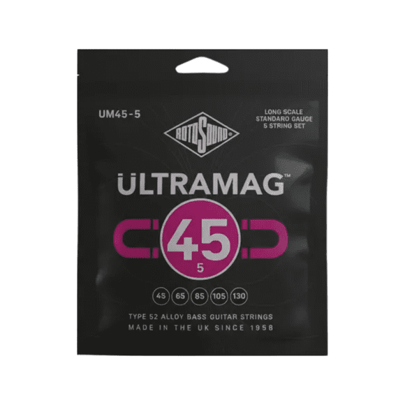 Cuerdas de Bajo Eléctrico Rotosound UM45-5 Ultramag 45-130