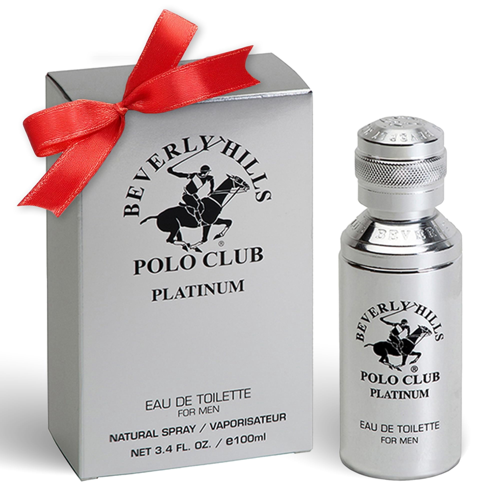 Perfume Beverly Hills Polo Club Platinum Eau De Toilette, 100 Ml