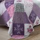 thumbnail image 4 of Juego de ropa de cama HoneiLife tamaño individual 173x218 cm edredón de microfibra morado, 4 of 9