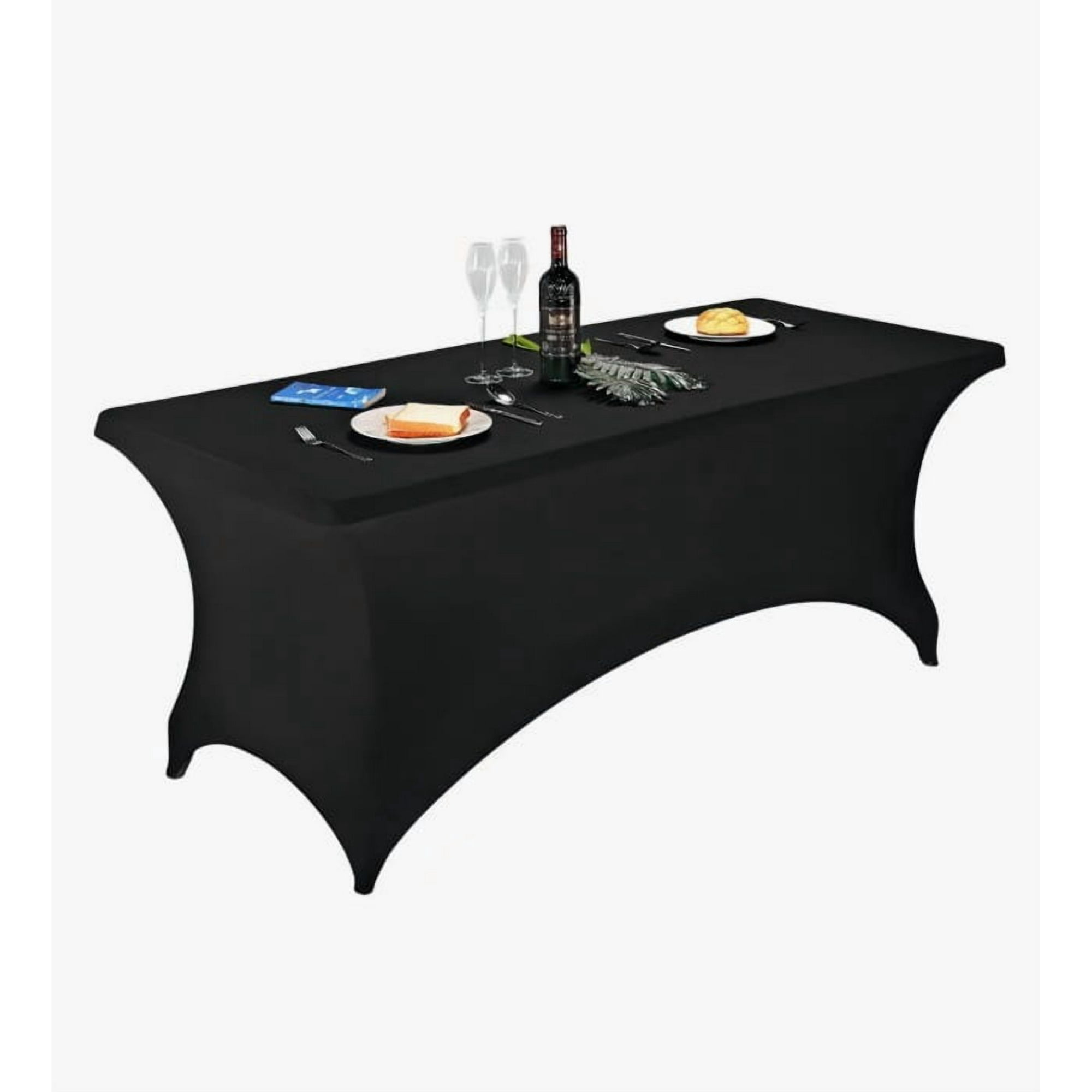 Atlas - Funda De Mantel Tela Spandex 180*75*75 Cm Negro