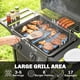 thumbnail image 3 of Parrilla a gas Outsunny de 2 quemadores, 18.000 BTU, con ruedas, 3 of 9