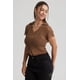 thumbnail image 2 of Polera Mujer Cierre Delantero Chocolate, 2 of 4