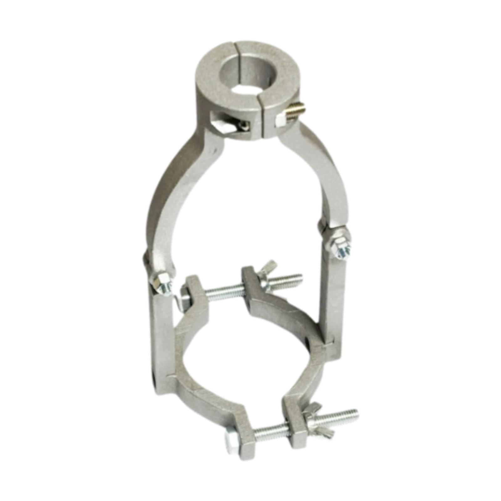 Ioensy - Adaptador De Broca Para Taladro De Orificio Cuadrado, Soporte Para Carpintería Para Taladro De Banco O Taladro De Mano, Color Plateado