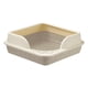 thumbnail image 3 of Caja de Arena para Gatos Bandeja Sanitaria Abierta Recipiente de Arena Portátil Bandeja Antisalpicaduras Material Duradero Fácil de Limpiar Adecuada para Uso en Interiores Mascotas Gris, 3 of 5