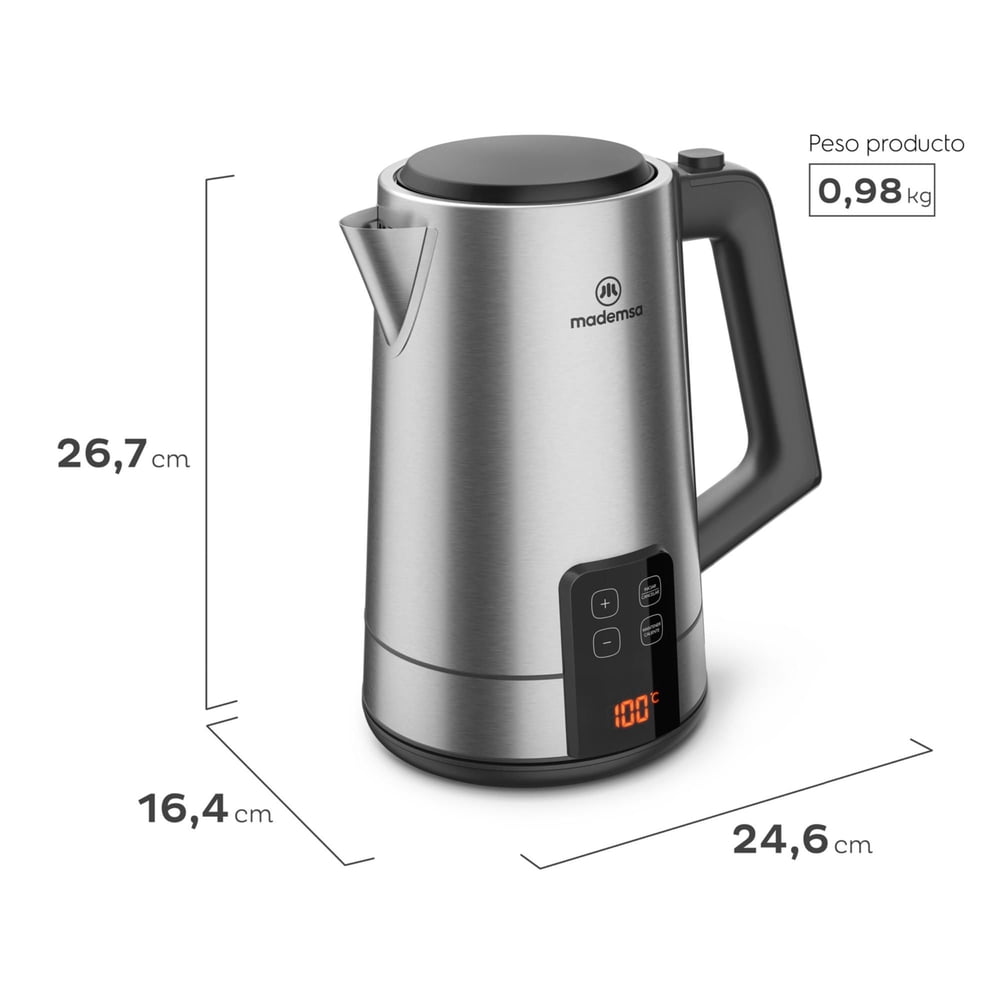 Hervidor Eléctrico Mek50 2 Litros Inox, foto 2