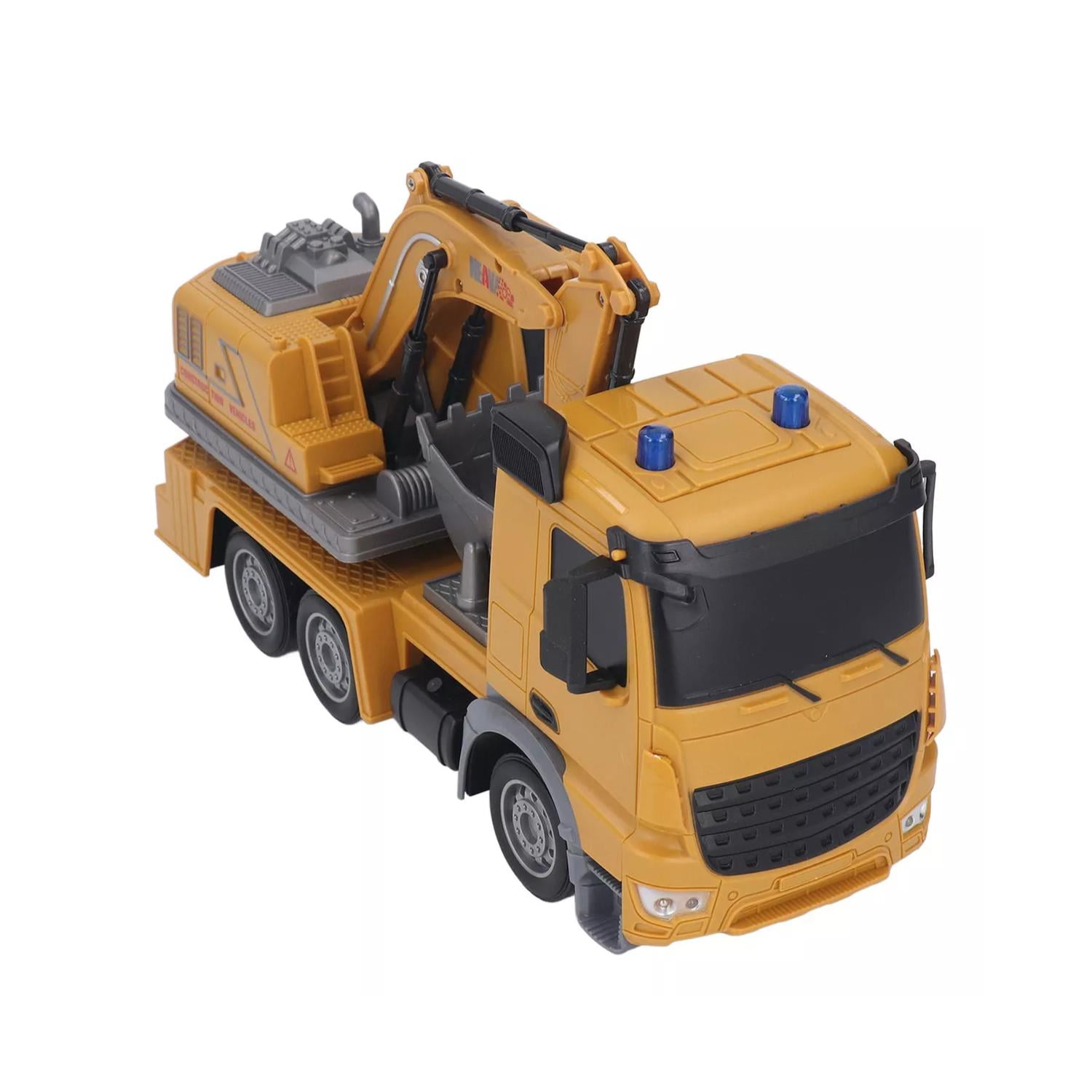 Genérico - Juguete Camion Excavadora A Control Remoto Amarillo Infnatil