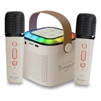 Parlante My Lil First Sínger Luz Rgb 2 Mic Inalám Mlab 09394