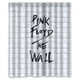 thumbnail image 1 of Cortina de ducha con ganchos para baño, diseño de Pink Floyd The Wall, tamaño 60 x 72 pulgadas, 1 of 3