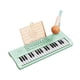 thumbnail image 2 of Teclado De Piano Infantil Multifuncional, Ideal Para La Ense?anza. 37 Teclas, Color Verde., 2 of 5