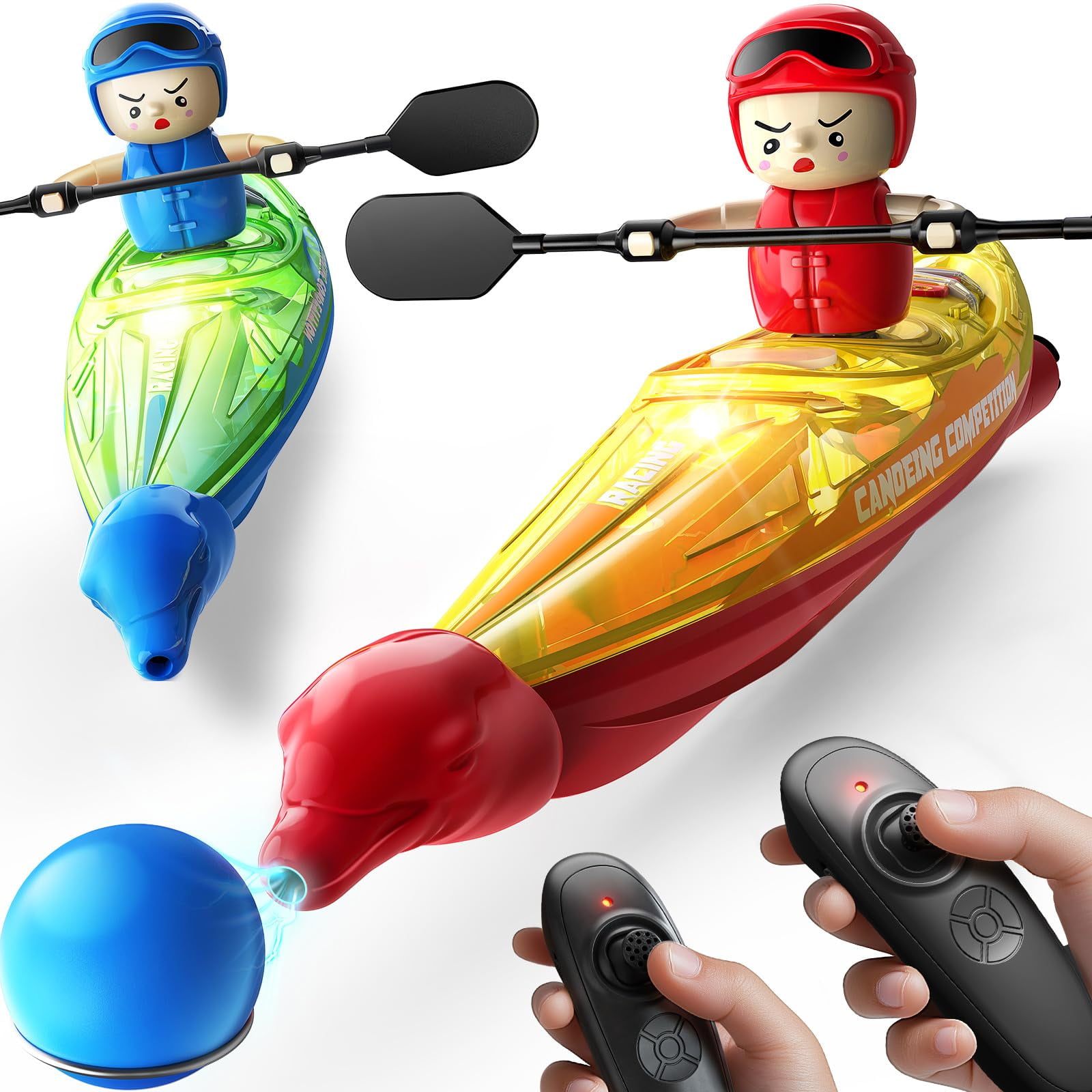 Pack De 2 Kayaks Rc Boats Syma De Doble Casco Para Niños De 8 A 12 Años Con Mando A Distancia