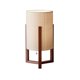 thumbnail image 1 of Lámpara de mesa Adesso Quinn de madera de abedul color nogal, 43 cm, 1 of 7