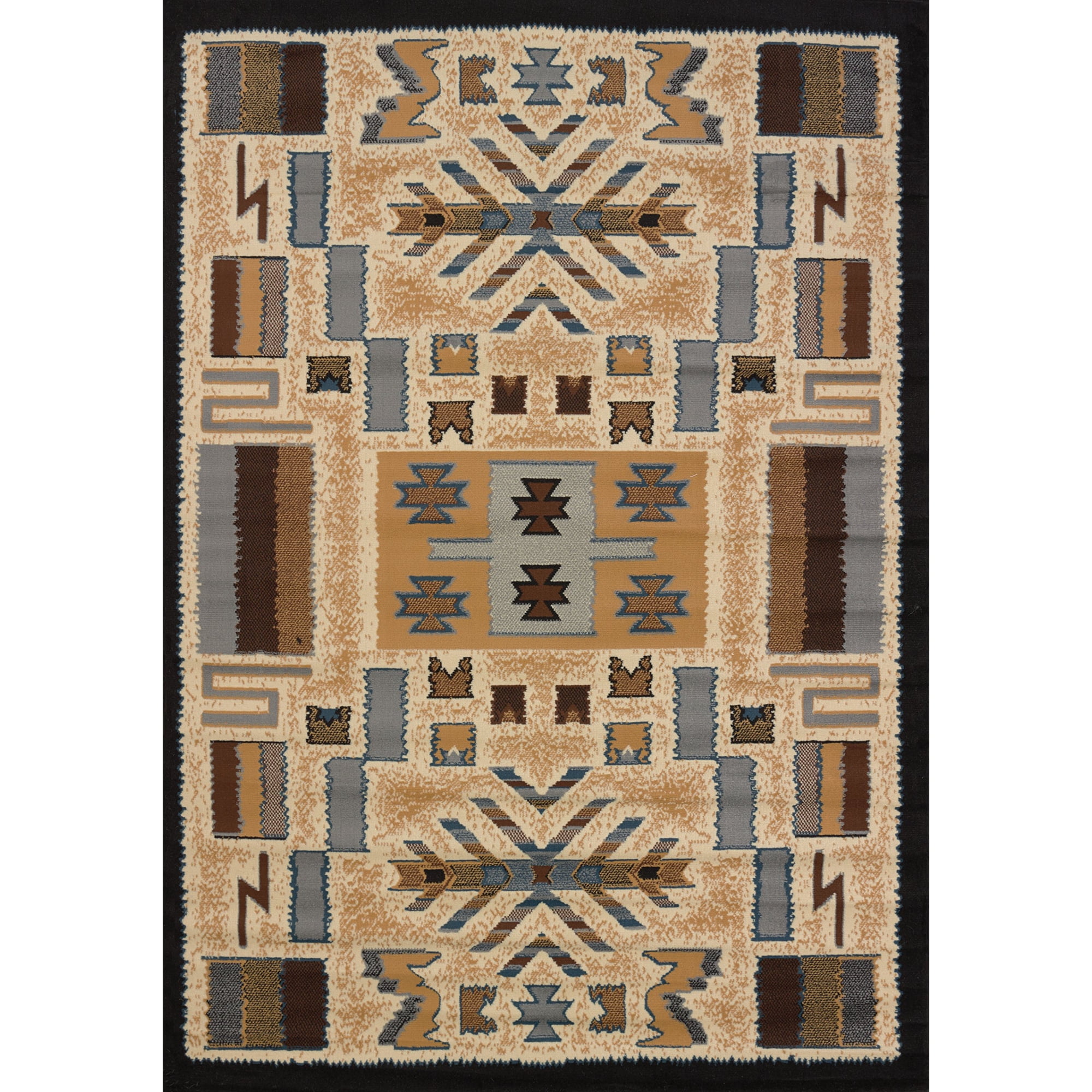 Alfombra United Weavers Manhattan Pelham Gris Y Beige 56 X 91 Cm