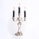 thumbnail image 1 of Candelabro Esqueleto con Velas LED Efecto Llama 36 cm Halloween - Frank & Mortis, 1 of 3